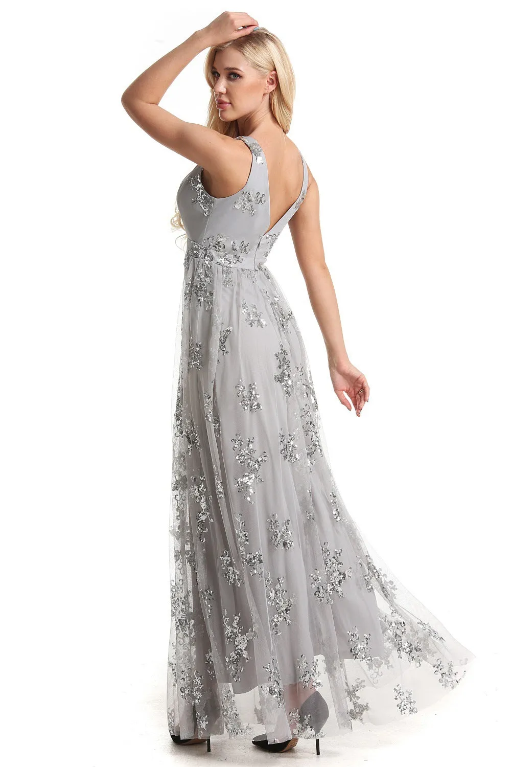 Daisy Pleated Stylish Tulle Formal Dress
