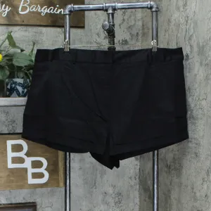 Danielle Bernstein Plus Size Cuffed High Cut Shorts