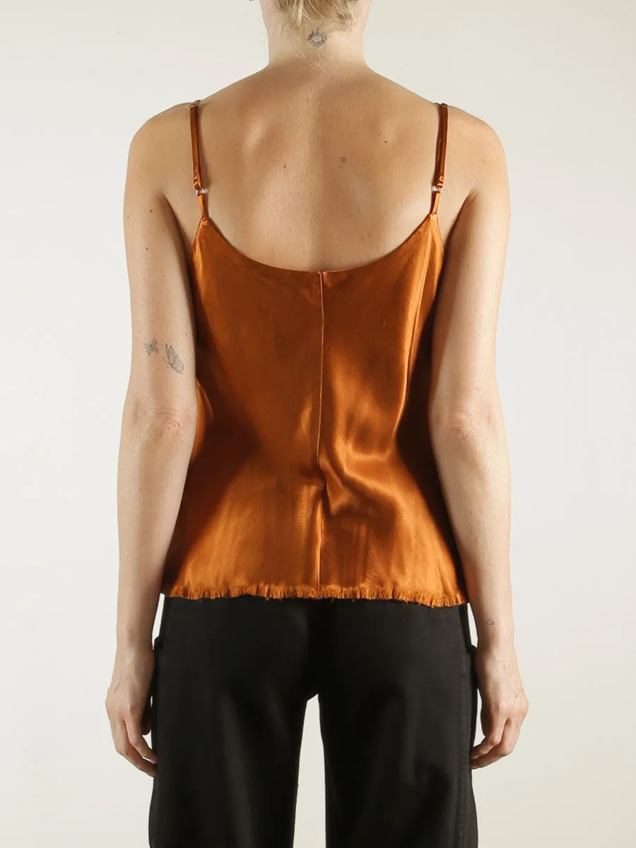 Dawn Cami in Vintage Satin - Copper