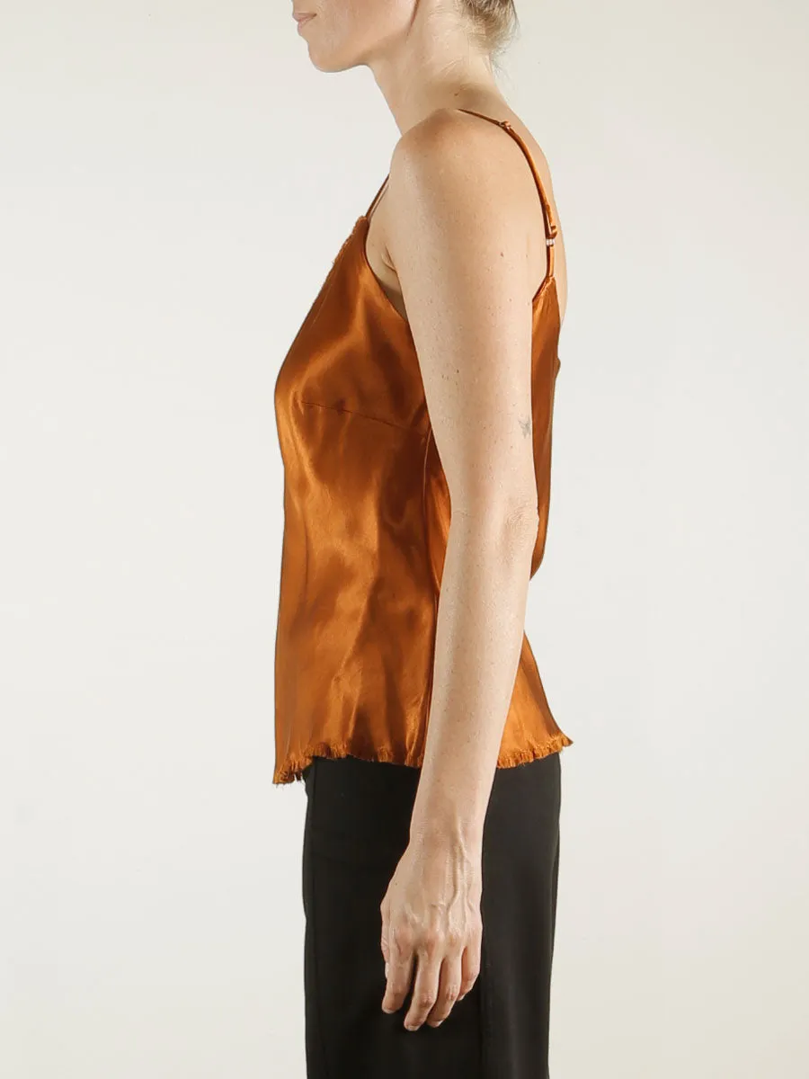 Dawn Cami in Vintage Satin - Copper