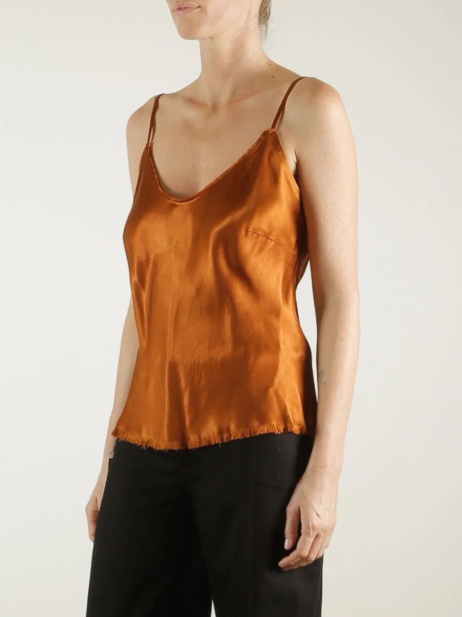 Dawn Cami in Vintage Satin - Copper