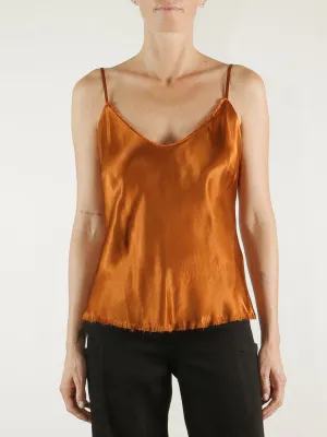 Dawn Cami in Vintage Satin - Copper