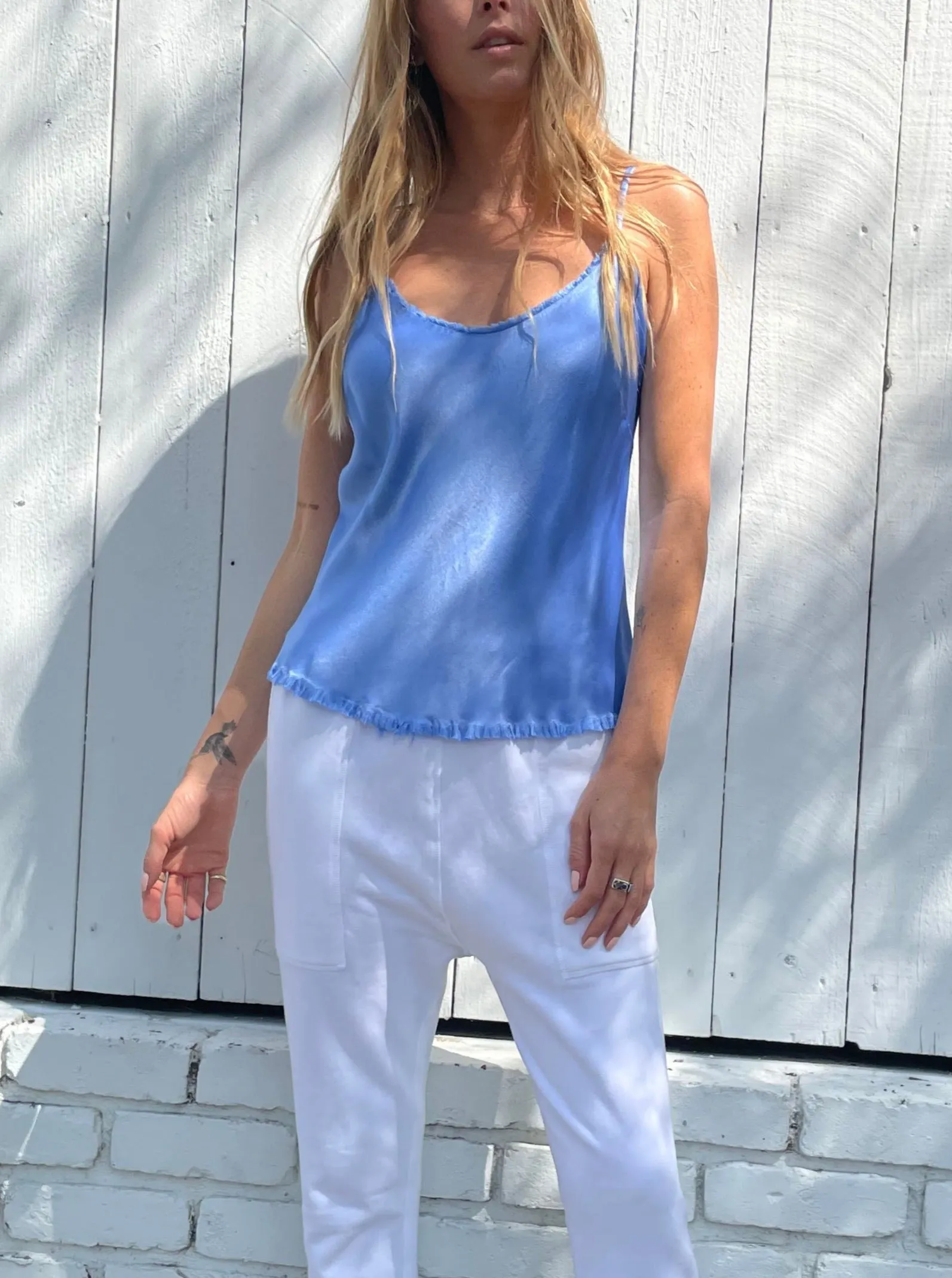 Dawn Cami Vintage Satin - Periwinkle