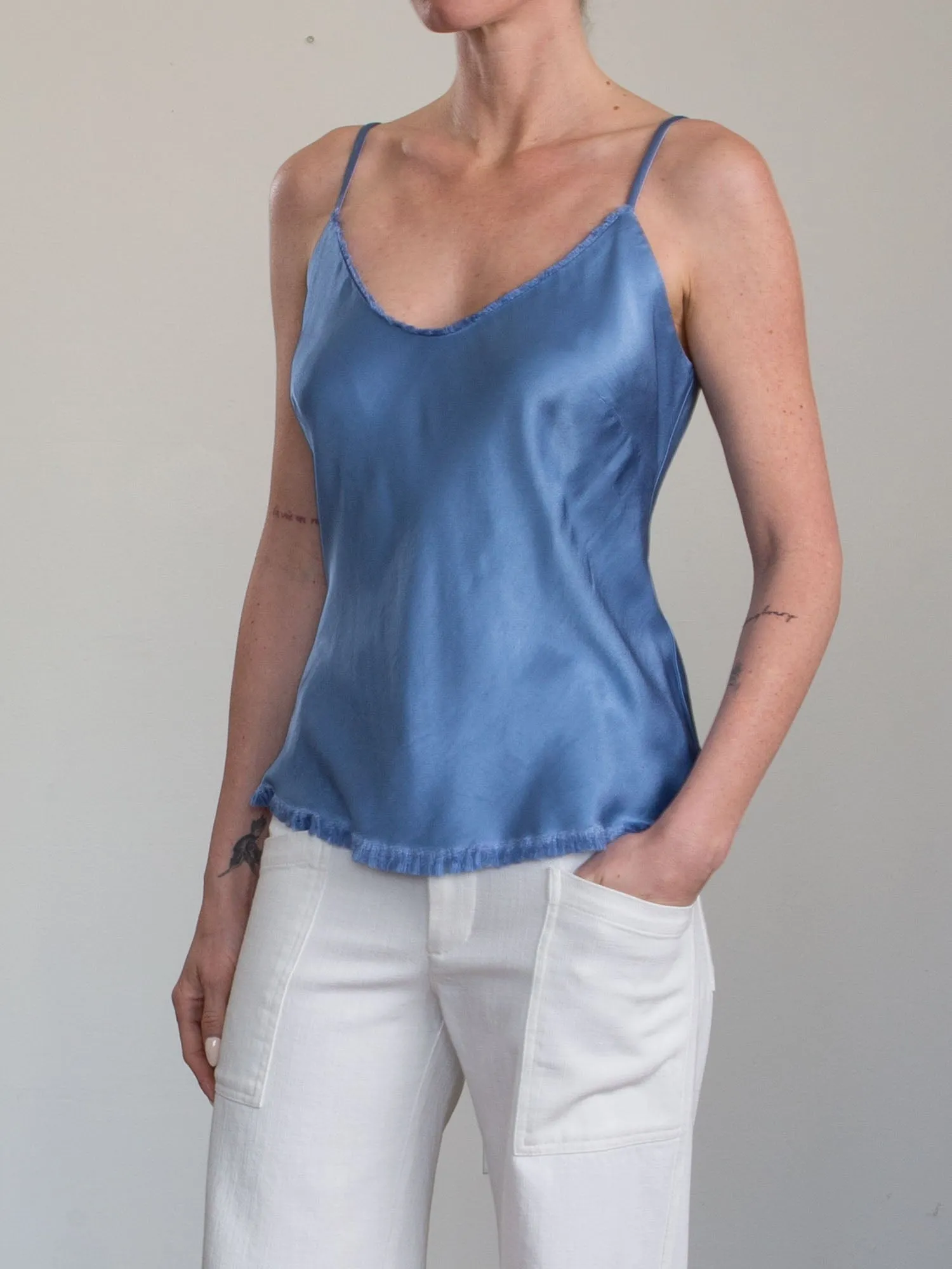 Dawn Cami Vintage Satin - Periwinkle