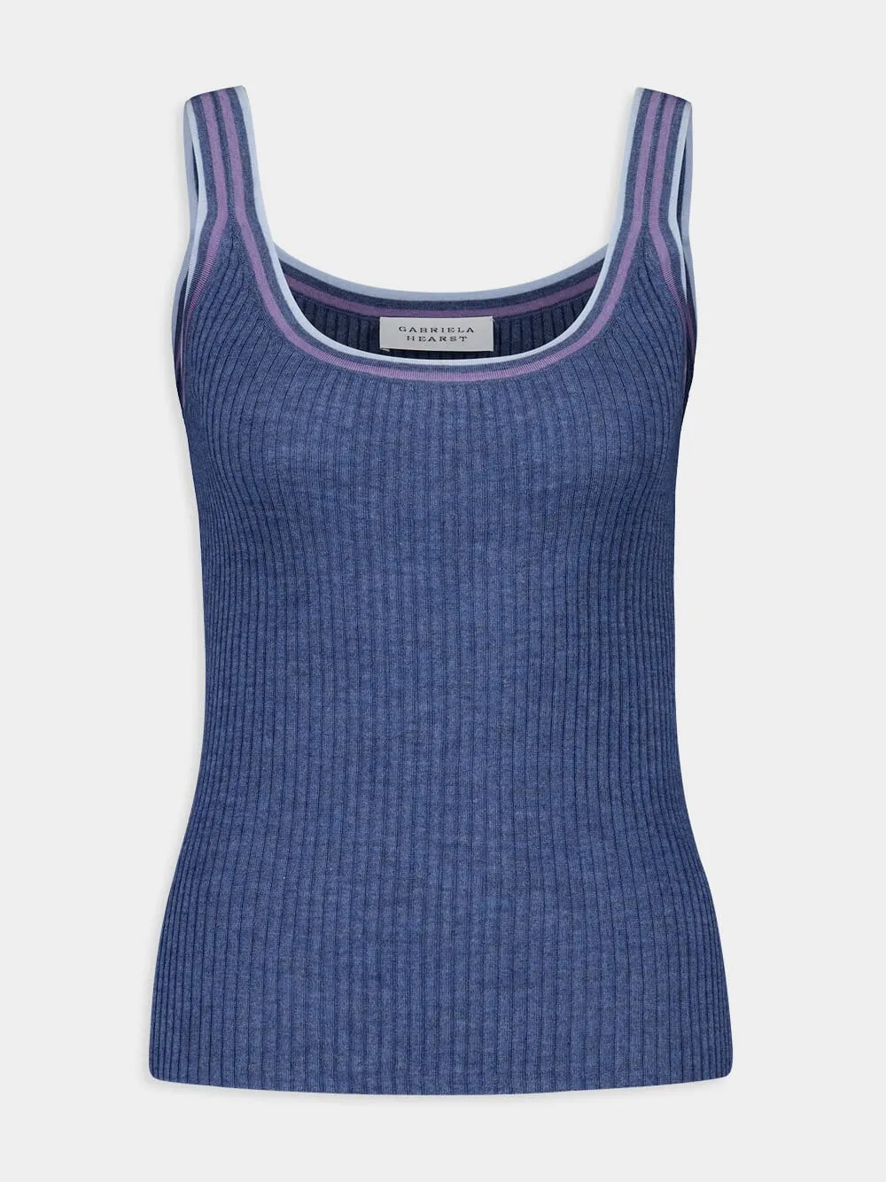Denim Blue Chen Tank Top