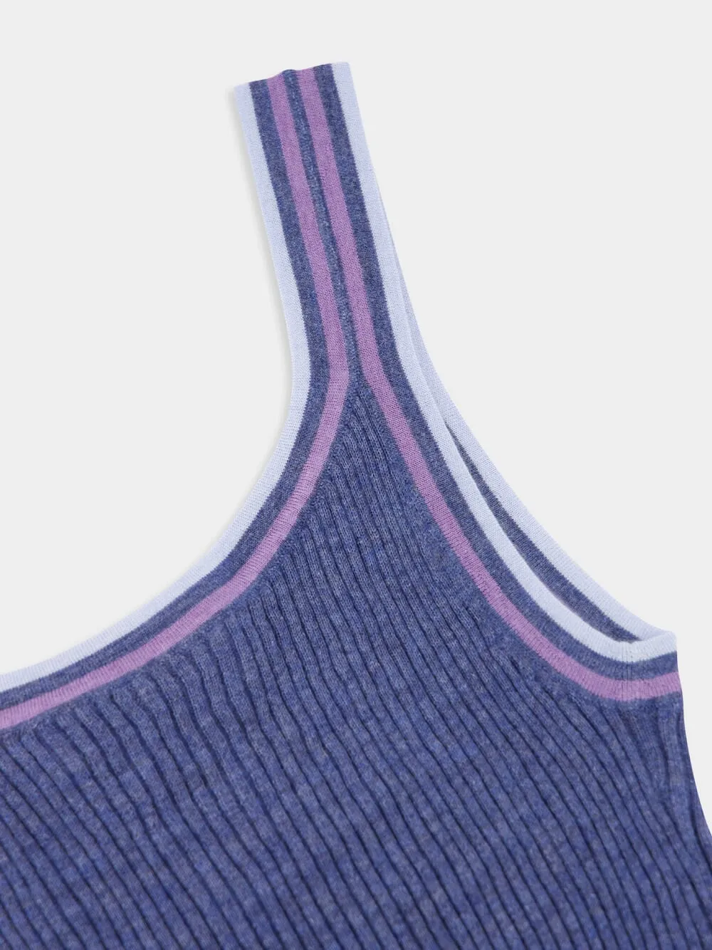 Denim Blue Chen Tank Top