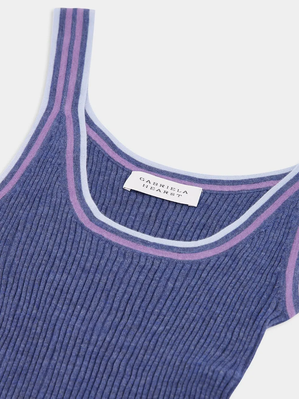 Denim Blue Chen Tank Top