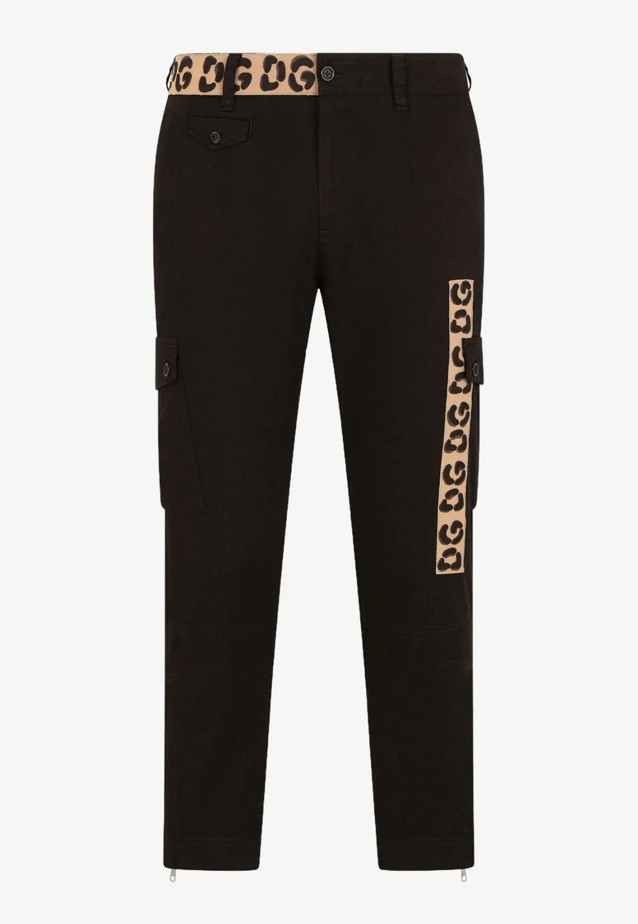 DG Patch Cotton Cargo Pants