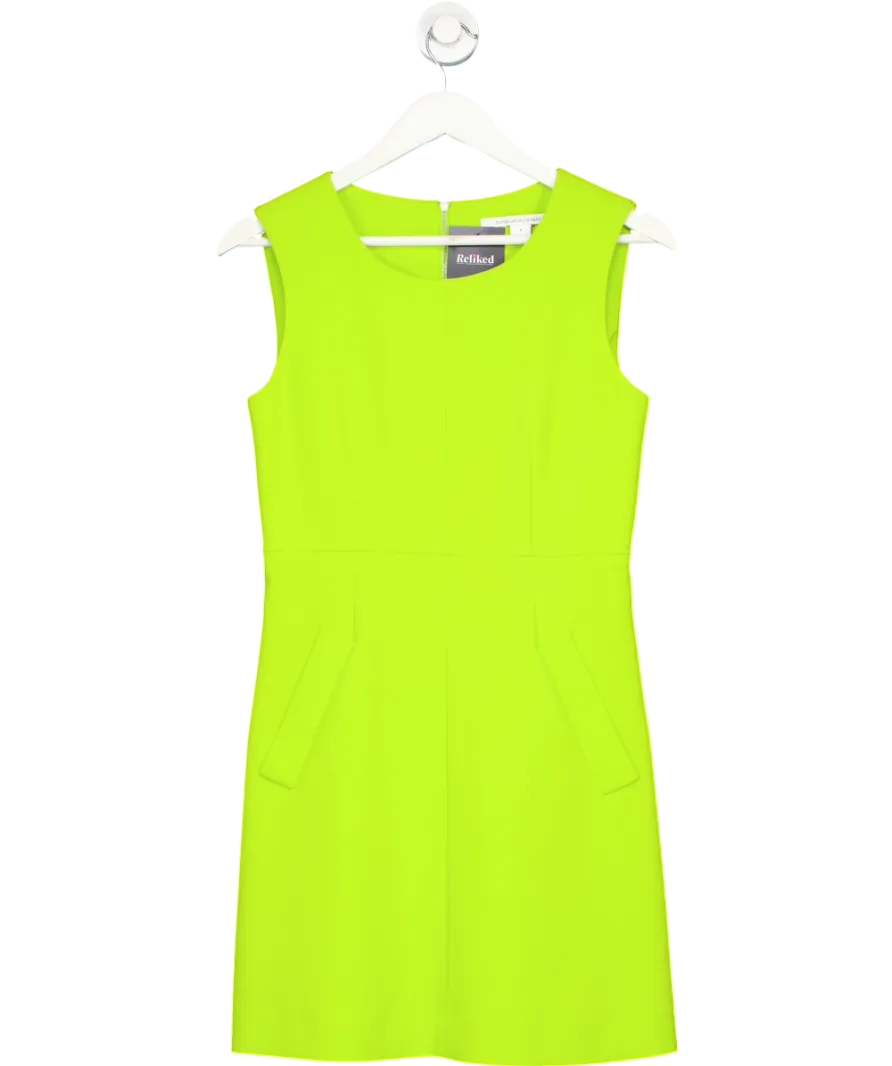 Diane von Furstenberg Green Sleeveless Slip Dress UK 8