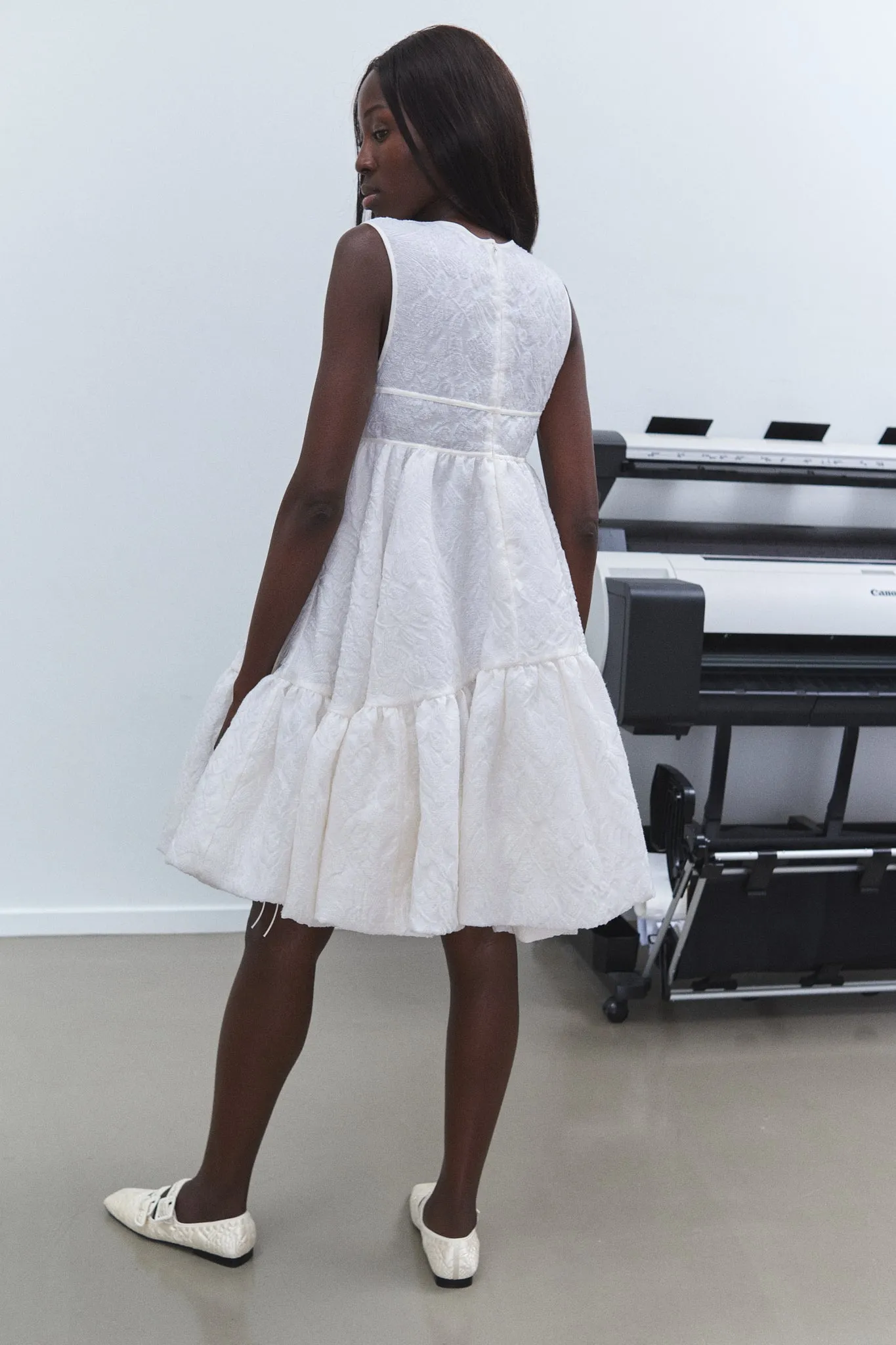 DREAM | DRESS CAMPSIS MATELASS… ECRU BRIDAL
