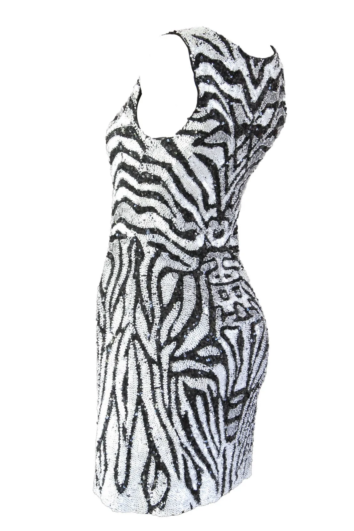 Dress Zebra Black