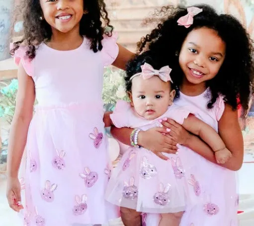 Easter Bunny Short Sleeve Tutu Bodysuit | Sweet Wink