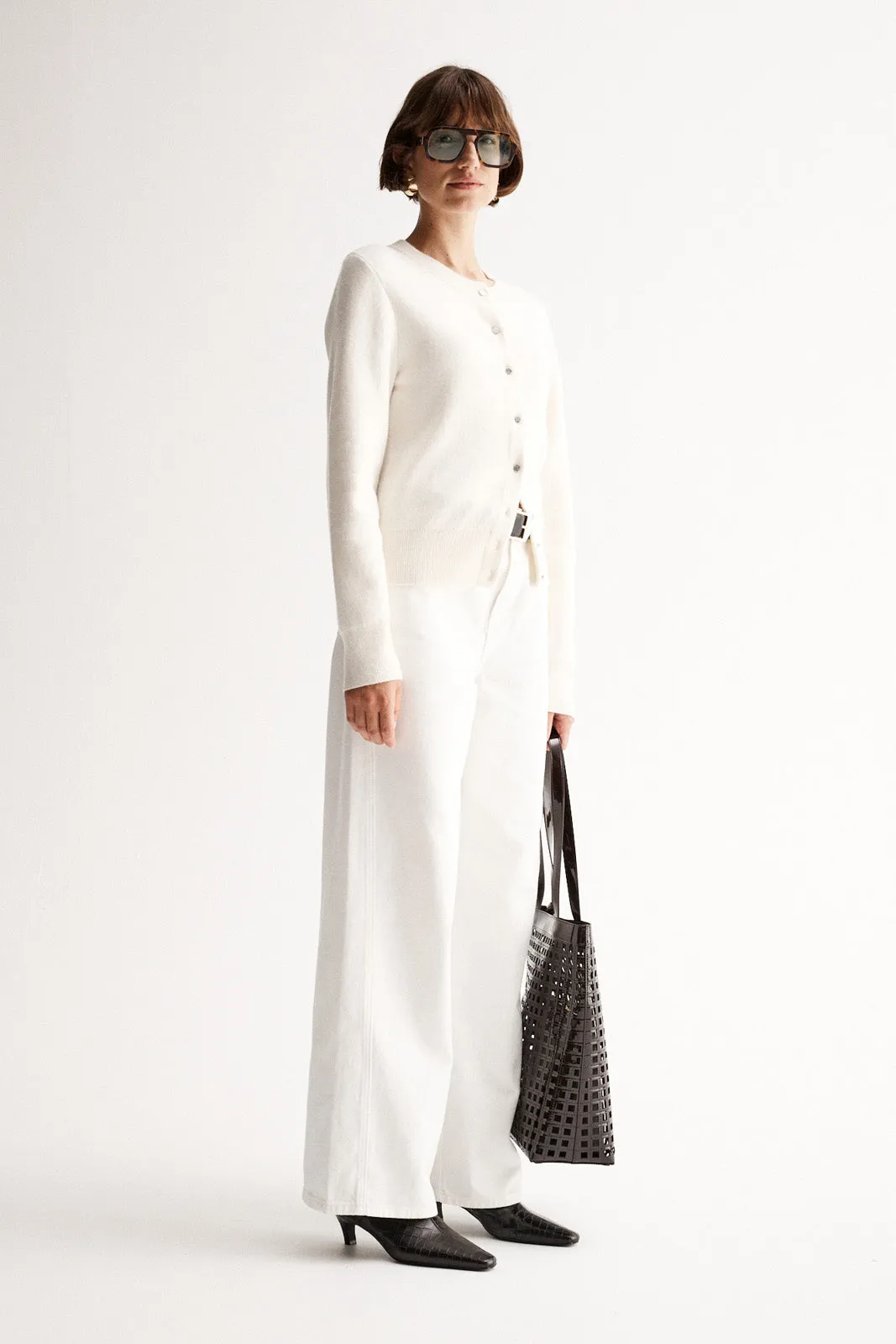 Elka - Sascha Cardigan - White