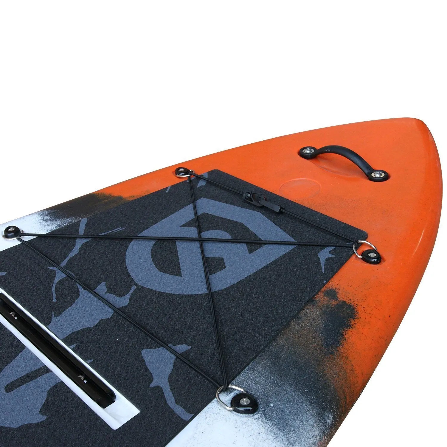 Elkton Outdoors 12’ Hybrid IBIS Pro Stand-Up Fishing Paddleboard, Includes 2 Scotty, 2 Bungie, and 5 Multi-use Track Mounts