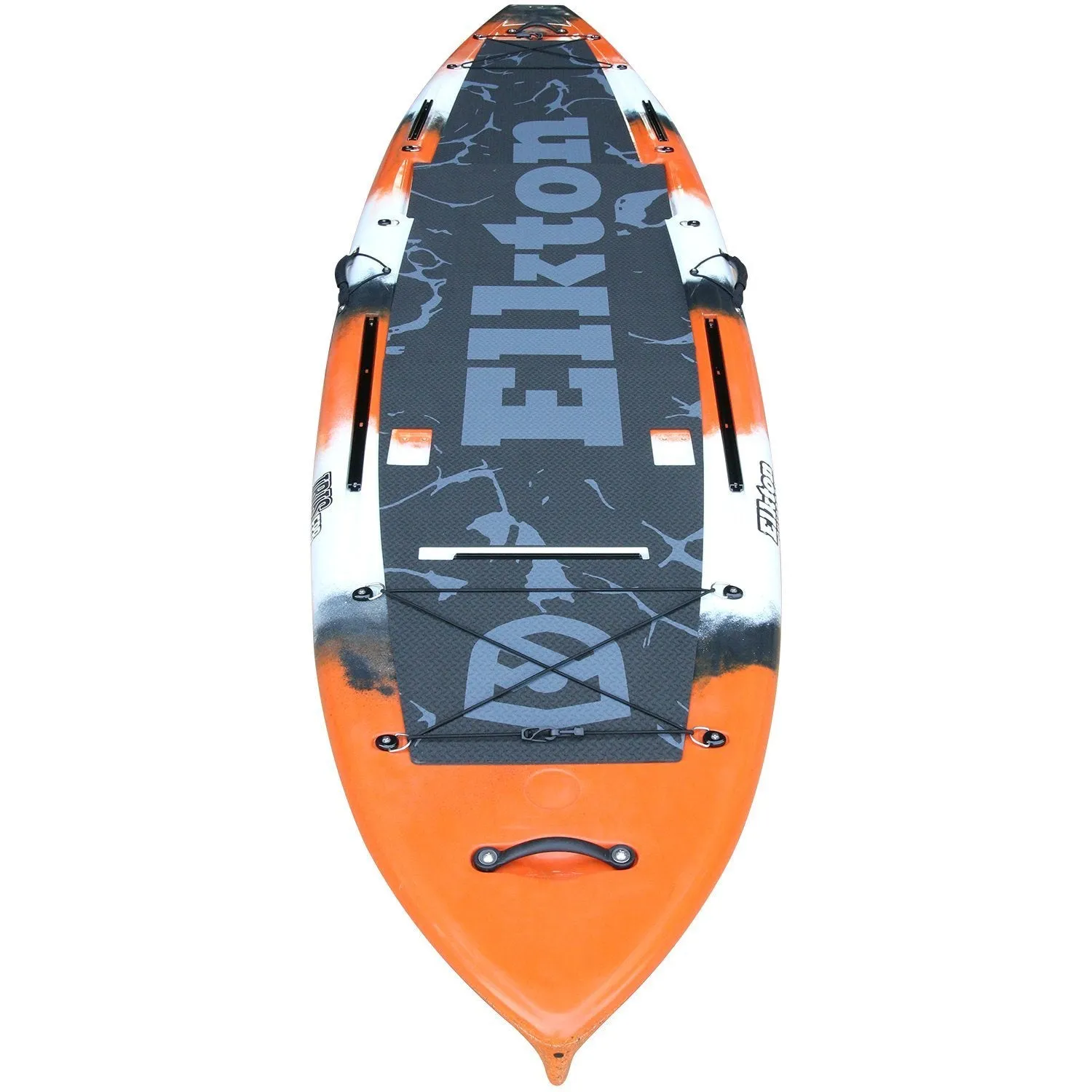 Elkton Outdoors 12’ Hybrid IBIS Pro Stand-Up Fishing Paddleboard, Includes 2 Scotty, 2 Bungie, and 5 Multi-use Track Mounts