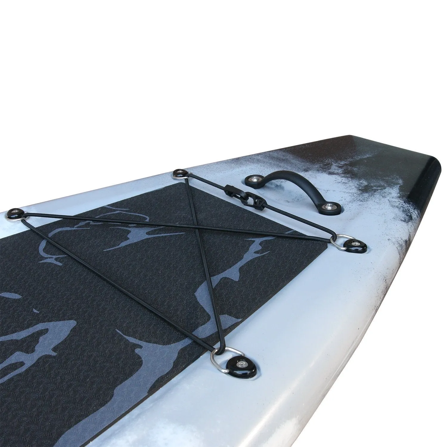 Elkton Outdoors 12’ Hybrid IBIS Pro Stand-Up Fishing Paddleboard, Includes 2 Scotty, 2 Bungie, and 5 Multi-use Track Mounts
