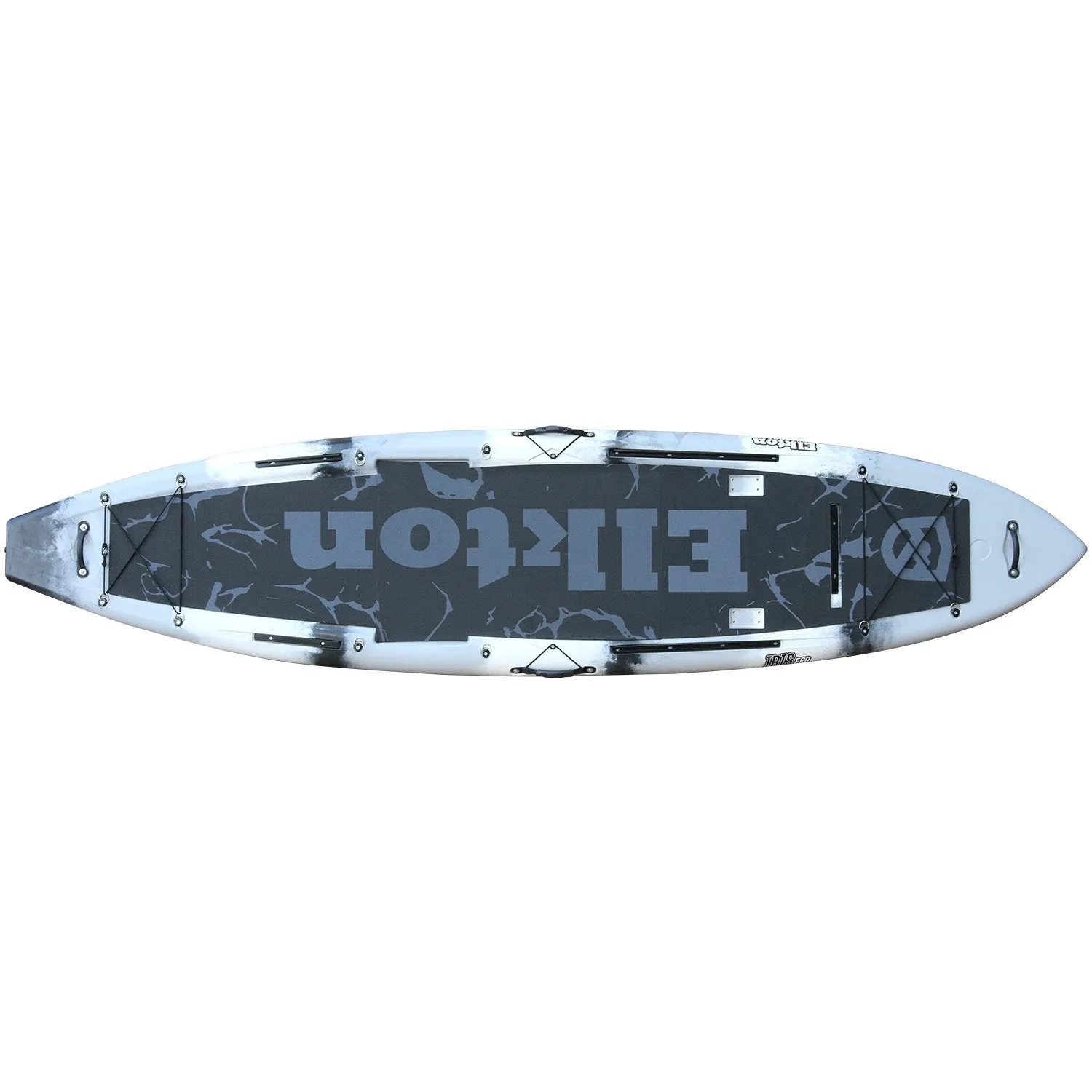 Elkton Outdoors 12’ Hybrid IBIS Pro Stand-Up Fishing Paddleboard, Includes 2 Scotty, 2 Bungie, and 5 Multi-use Track Mounts