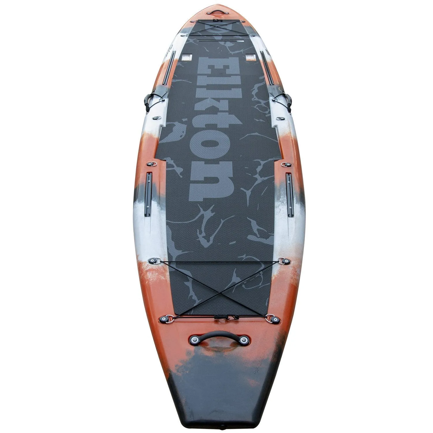 Elkton Outdoors 12’ Hybrid IBIS Pro Stand-Up Fishing Paddleboard, Includes 2 Scotty, 2 Bungie, and 5 Multi-use Track Mounts