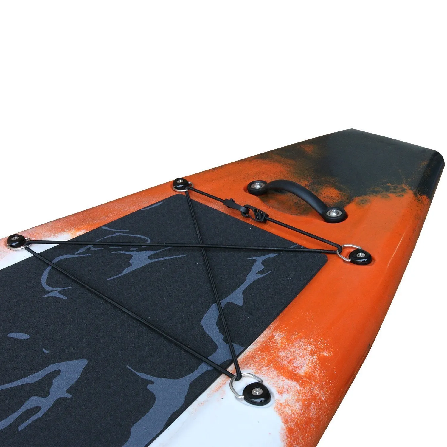 Elkton Outdoors 12’ Hybrid IBIS Pro Stand-Up Fishing Paddleboard, Includes 2 Scotty, 2 Bungie, and 5 Multi-use Track Mounts