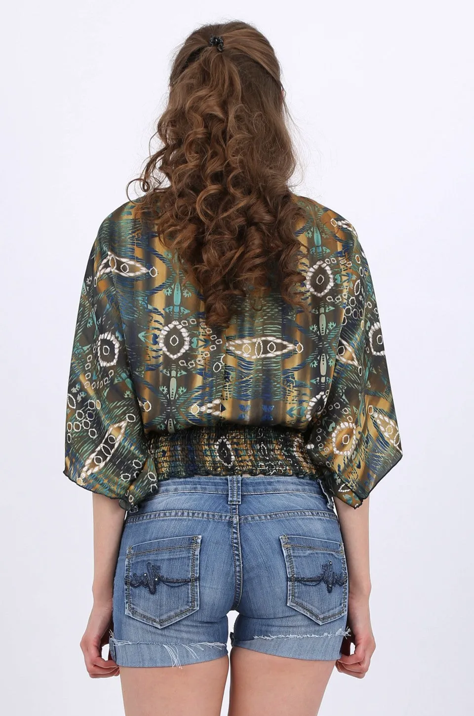 Emily Butterfly satin top