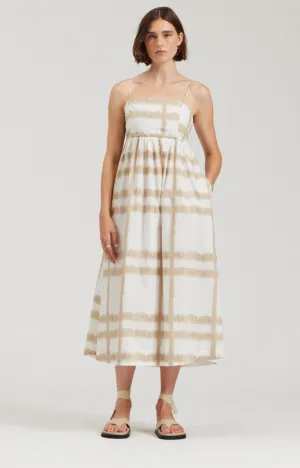 Empire Waist Cotton Print Dress