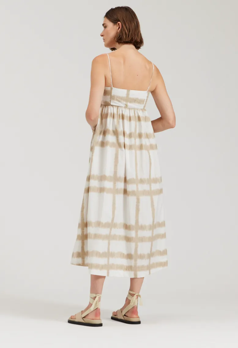 Empire Waist Cotton Print Dress