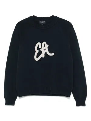 Emporio Armani Capsule Logo Cotton Blend Sweatshirt
