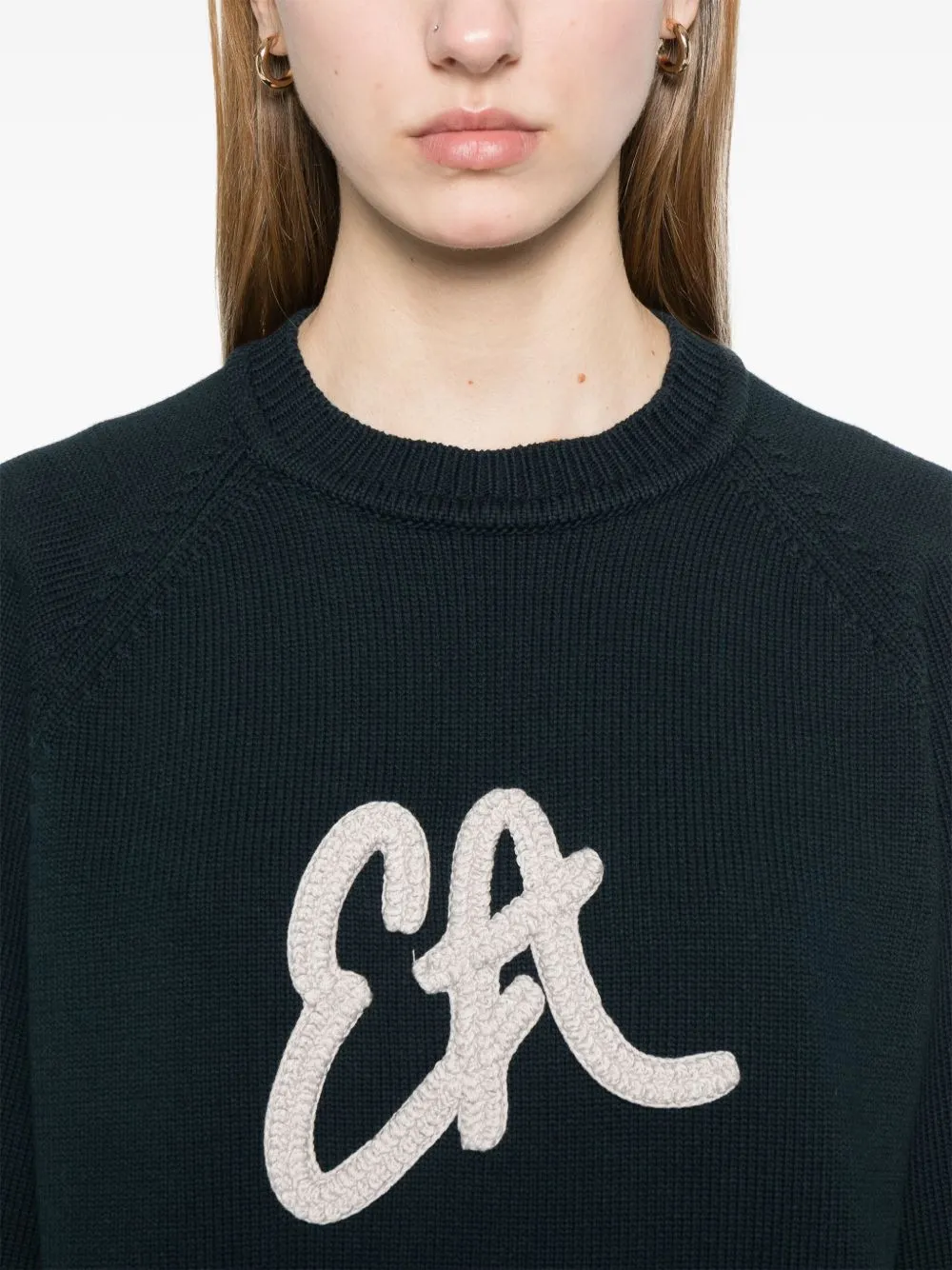 Emporio Armani Capsule Logo Cotton Blend Sweatshirt