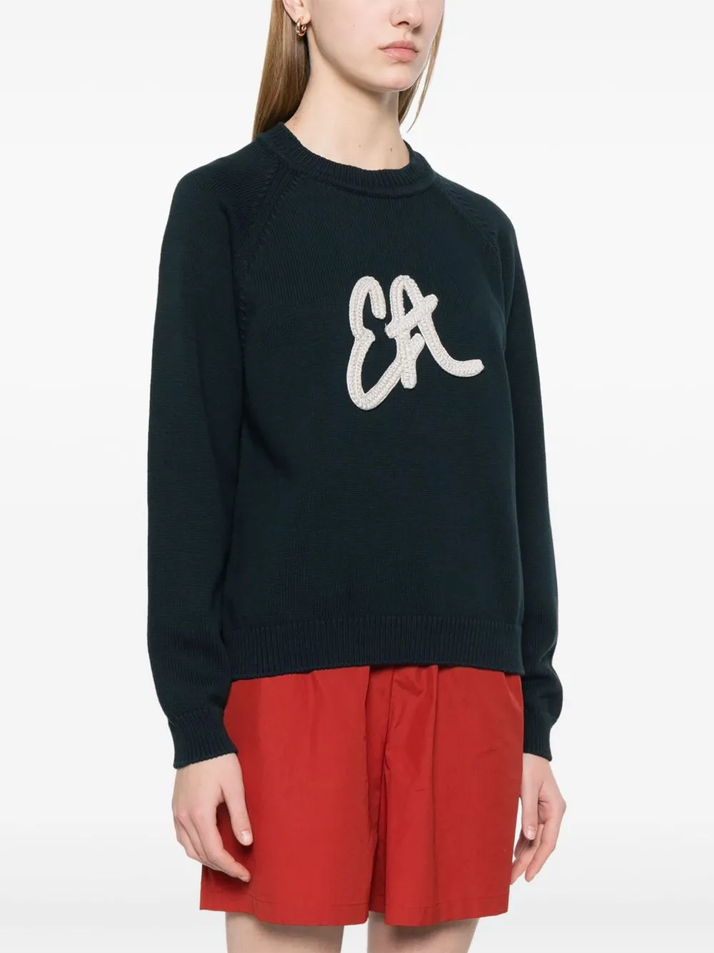 Emporio Armani Capsule Logo Cotton Blend Sweatshirt