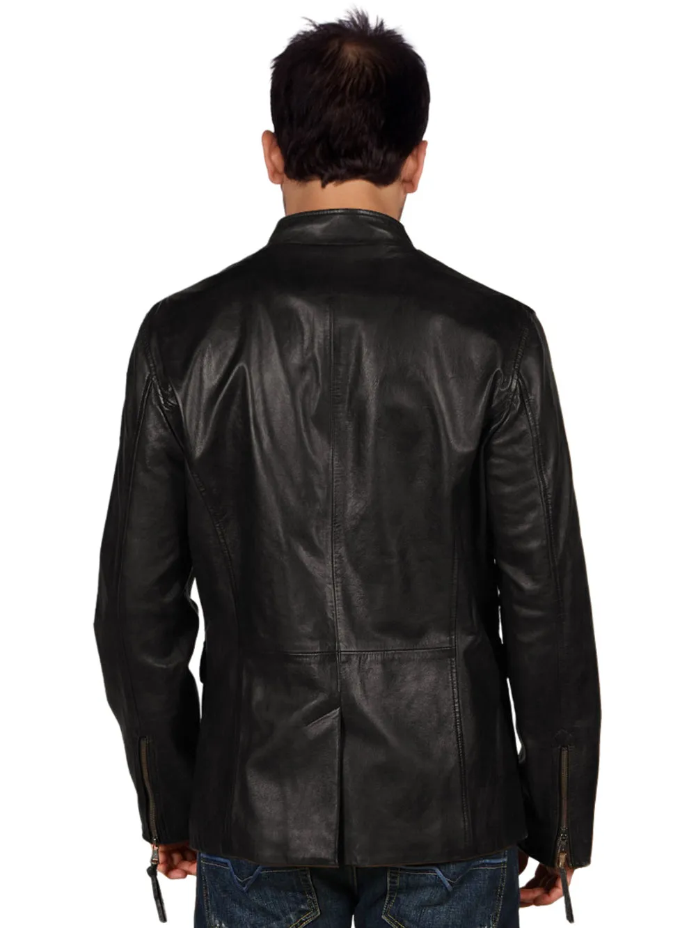 Exquisite Styled Leather Coat for Men