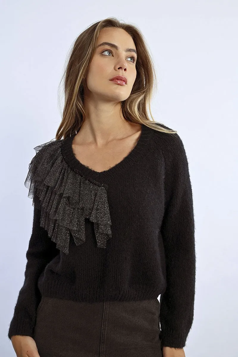 FANCY ASYMMETRICAL SWEATER