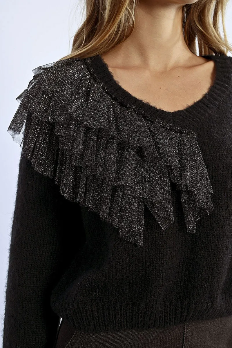 FANCY ASYMMETRICAL SWEATER