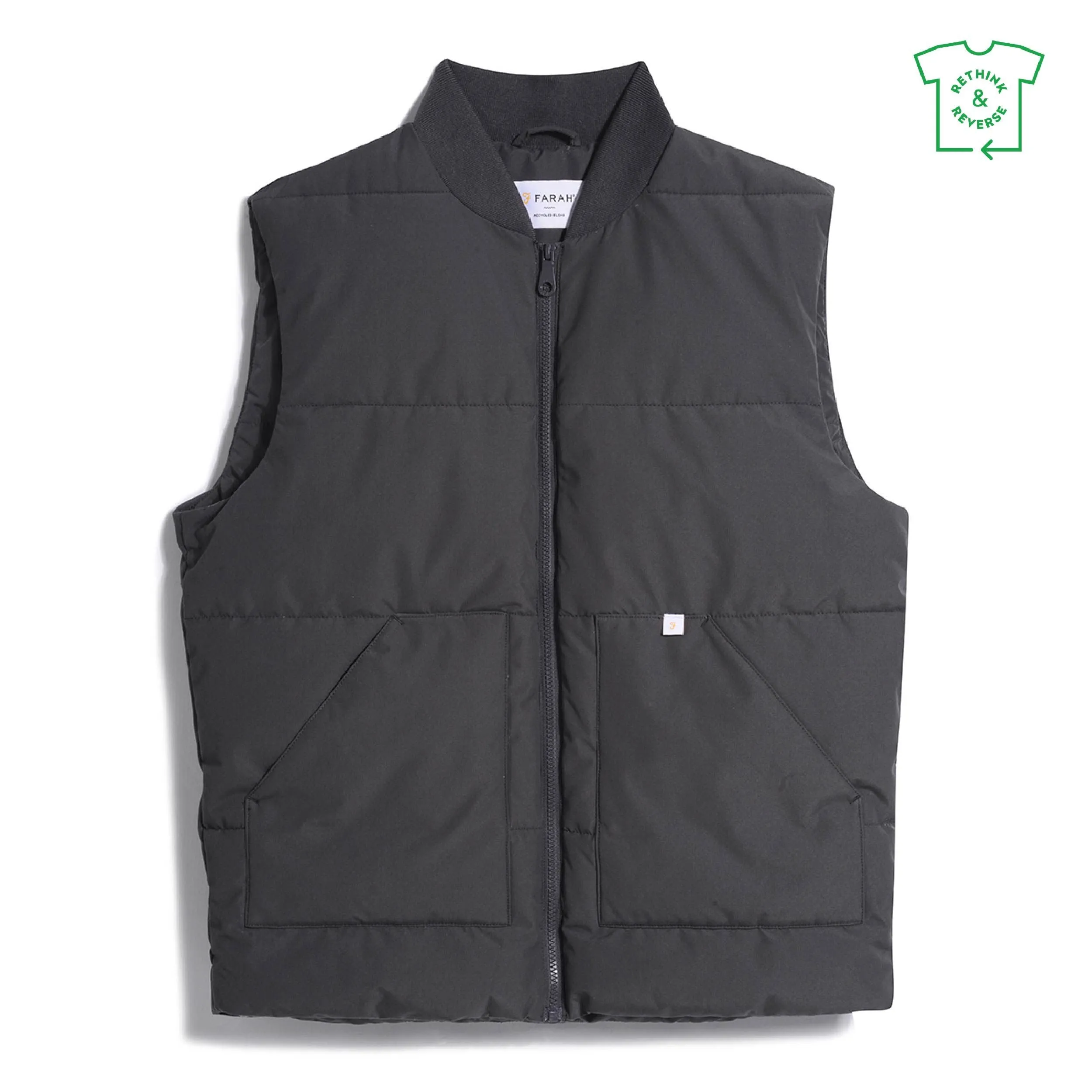 Farah Walters Gilet Grey