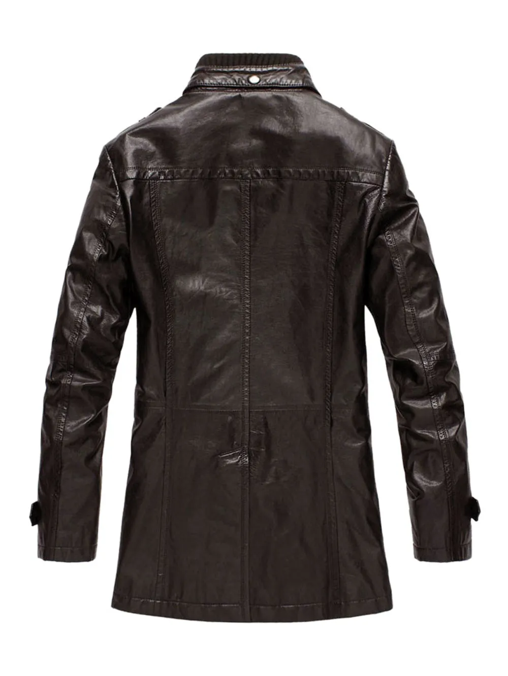 Fashionable Hippie Leather Coat for Men