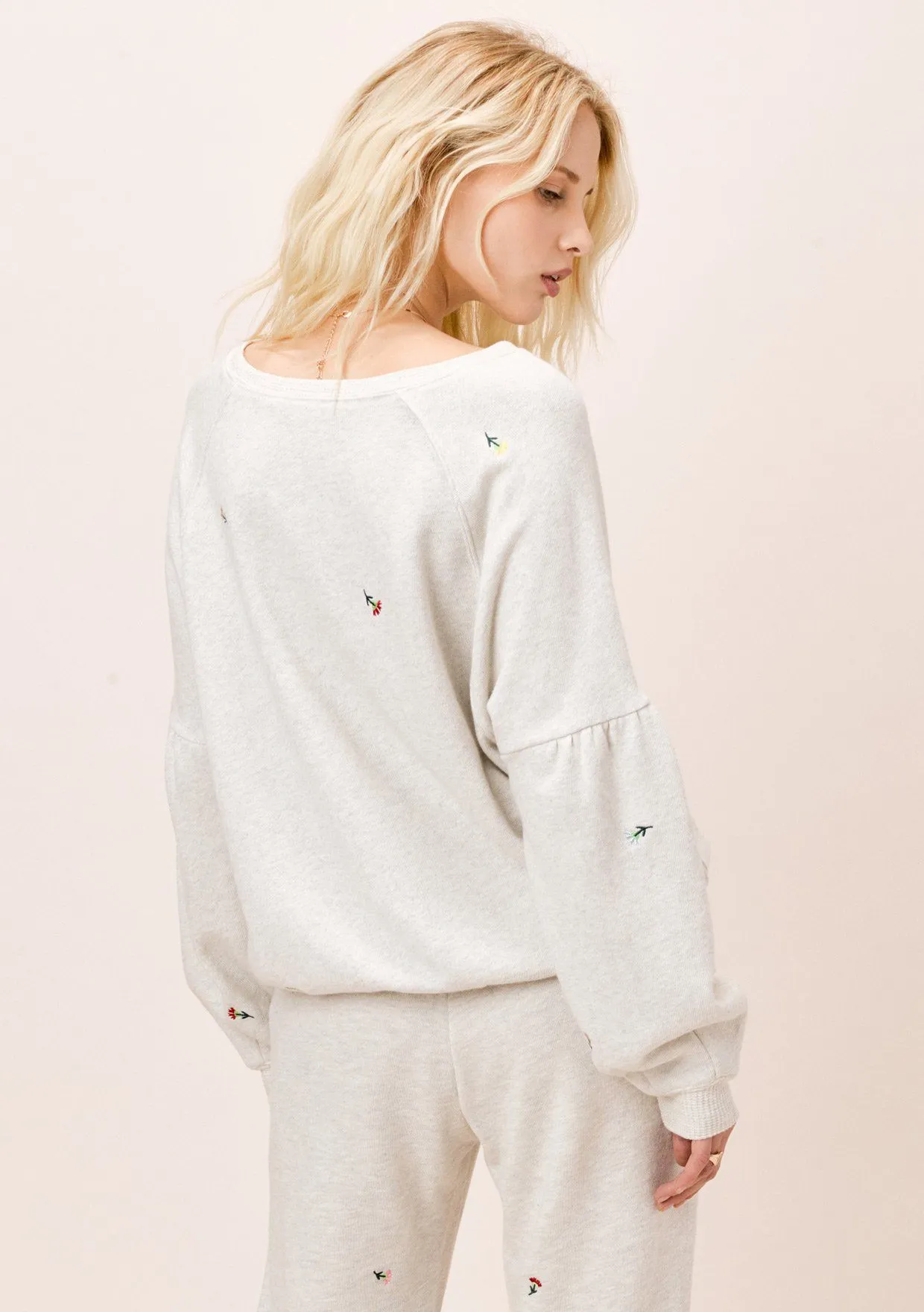 Flora Embroidered Sweatshirt
