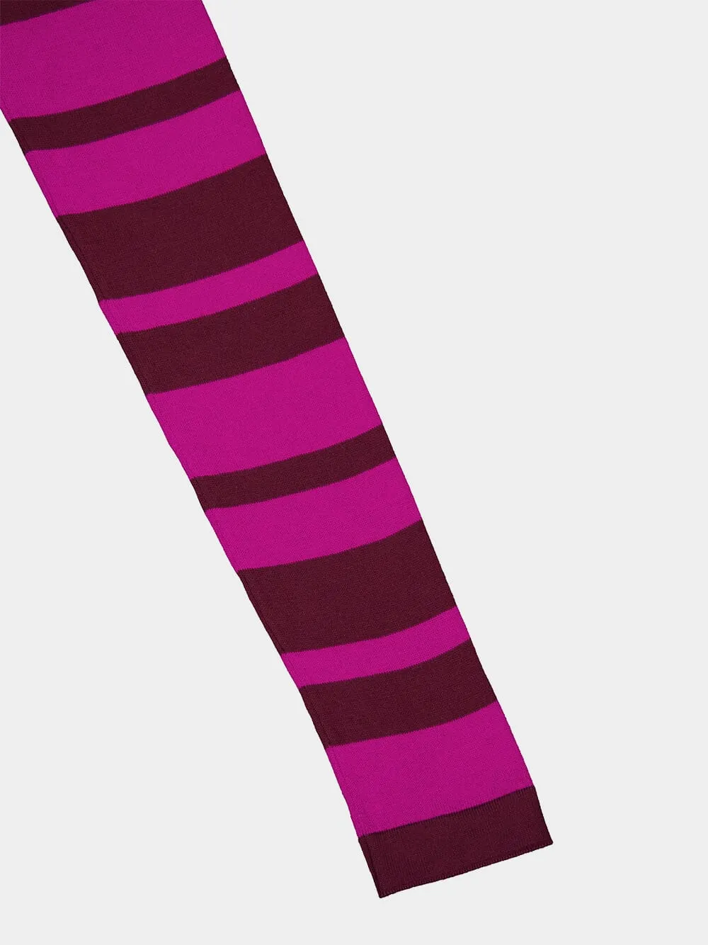 Fuchsia Cotton Cashmere Crew Top