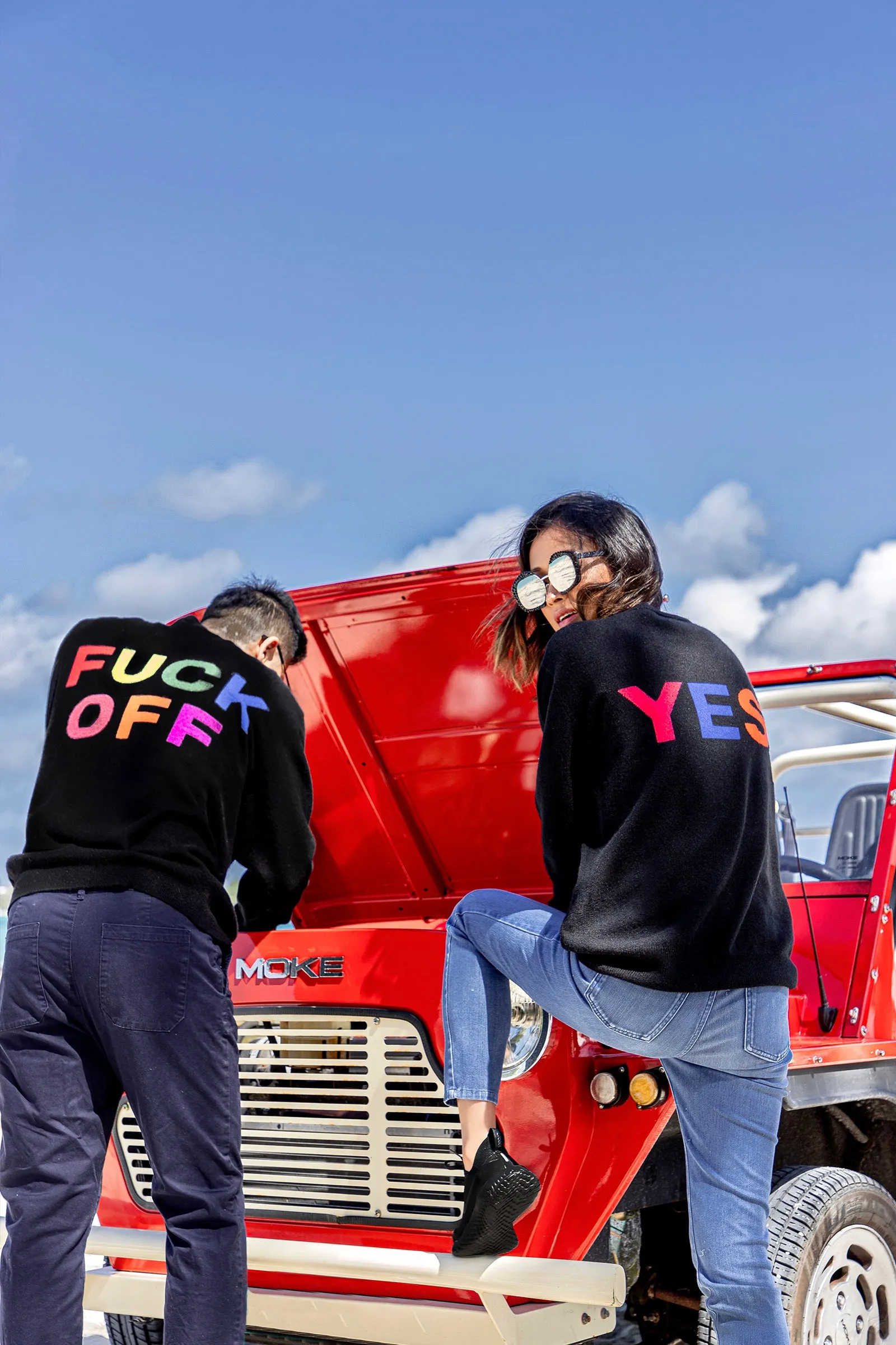 Fuck Off Cashmere Sweater (Men)