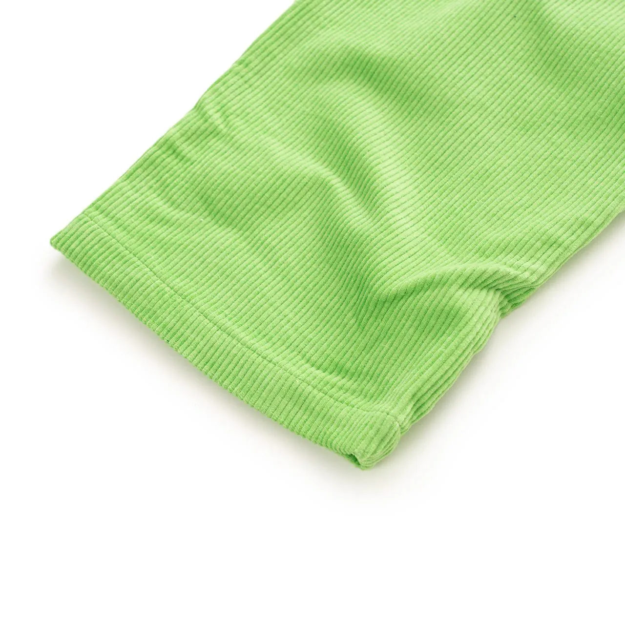fucking awesome pleated corduroy chinos (lime green)