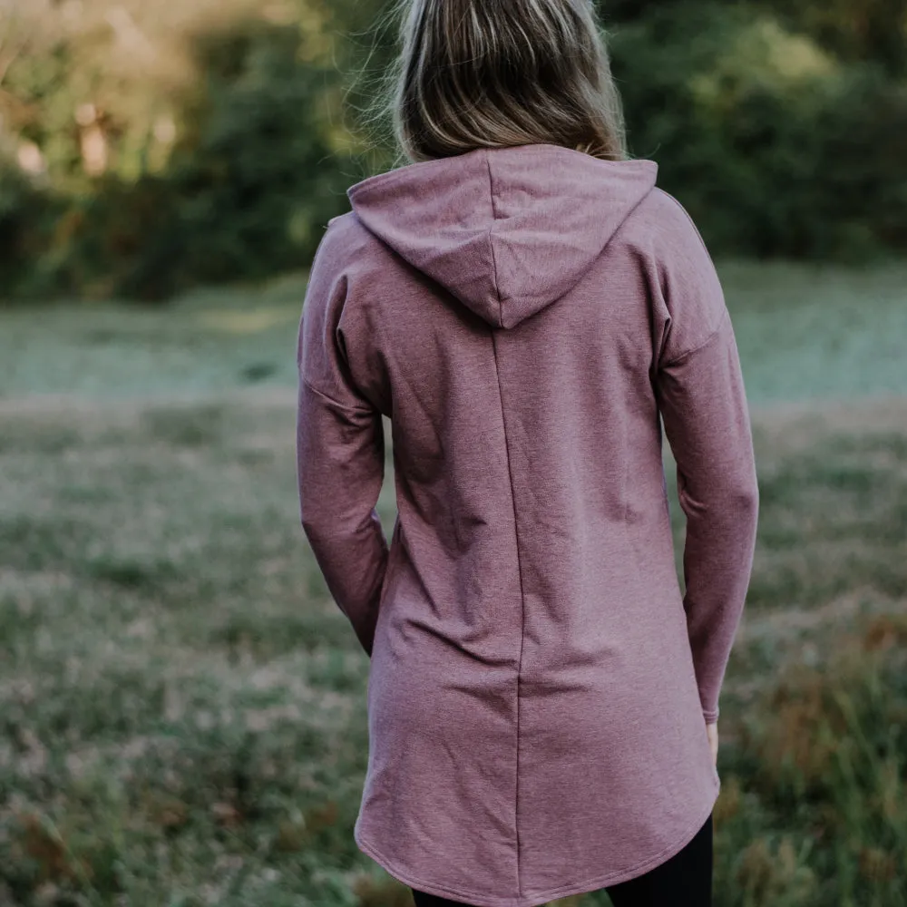 Gianna Nursing Hoodie - Heather Rose