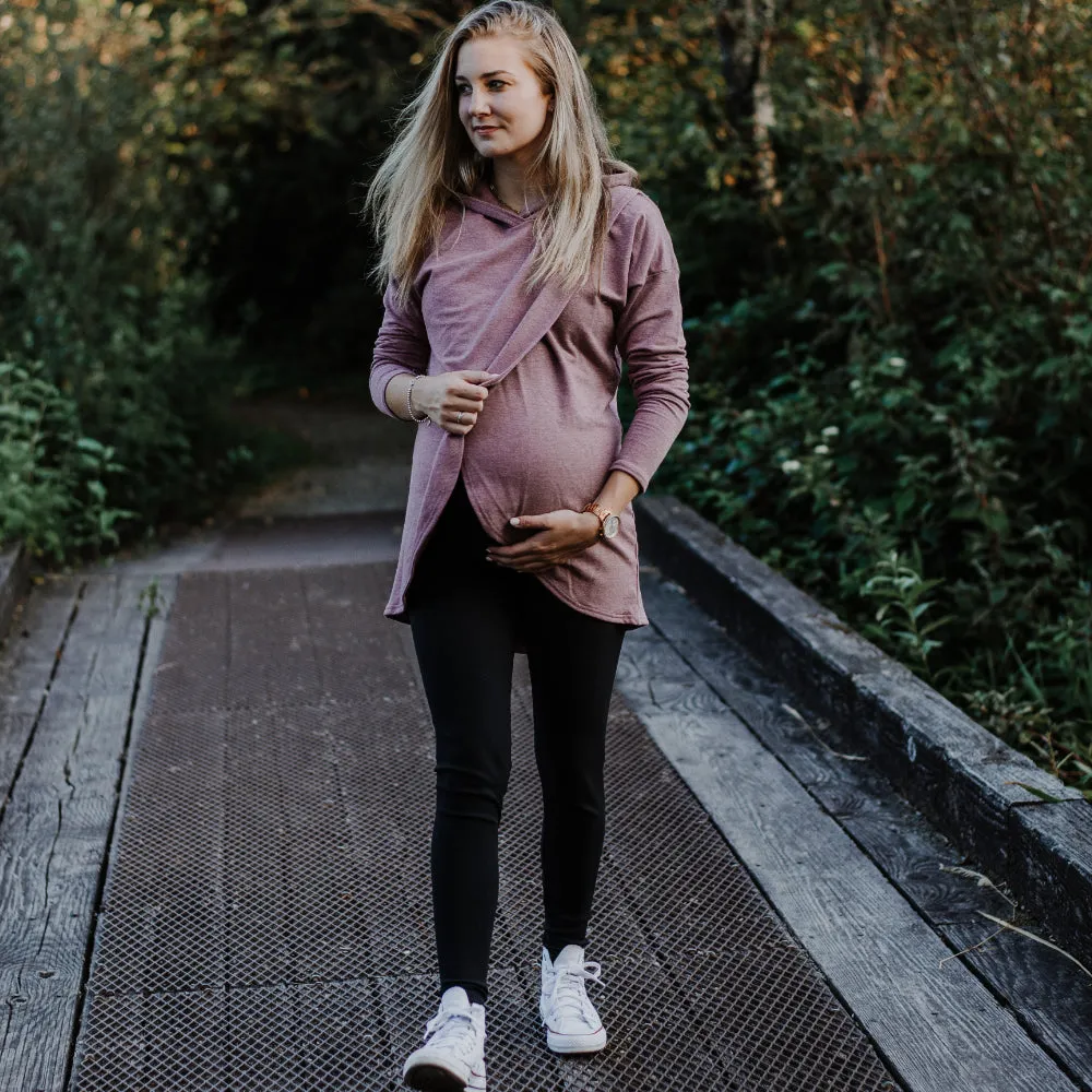 Gianna Nursing Hoodie - Heather Rose