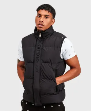 Glorious Gangsta Omarez Puffer Gilet Black