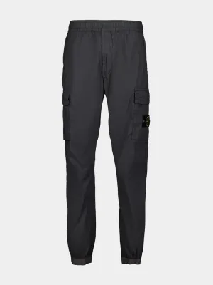 Grey Cargo Track Pants