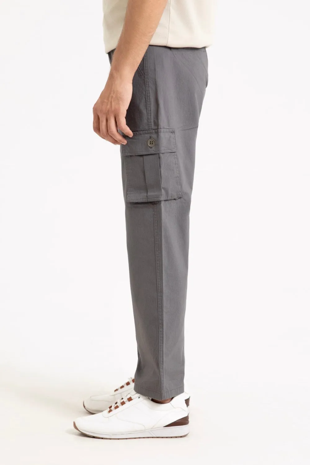 Grey Cargo Trouser
