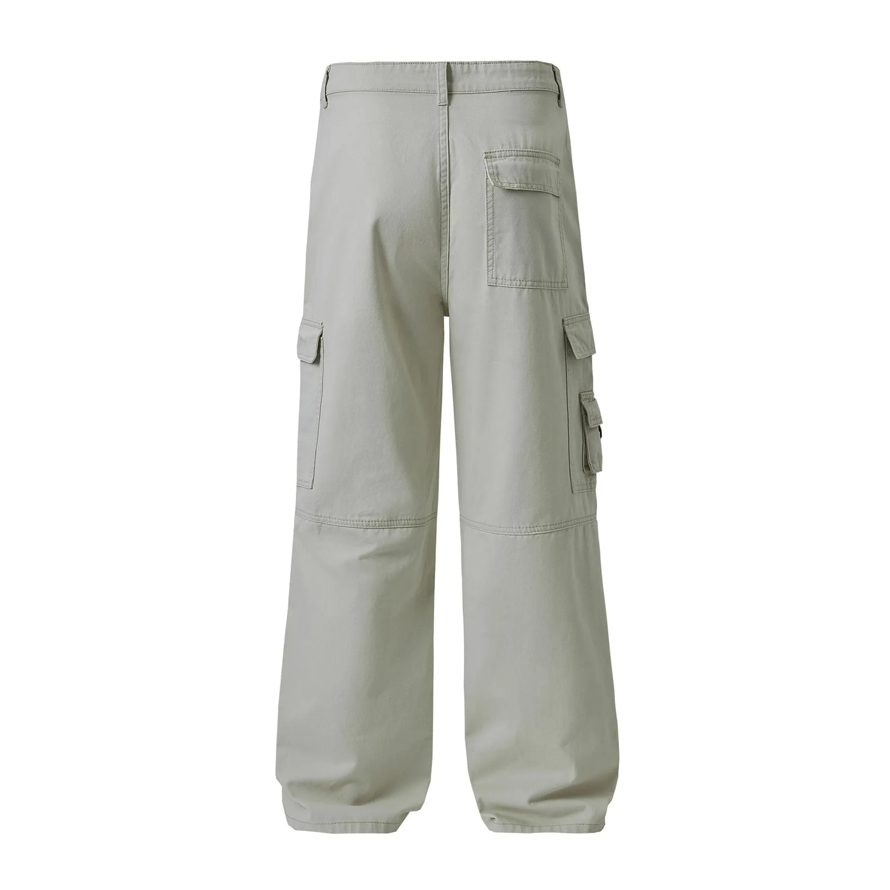 Guys Straight Leg Casual Parachute Pants