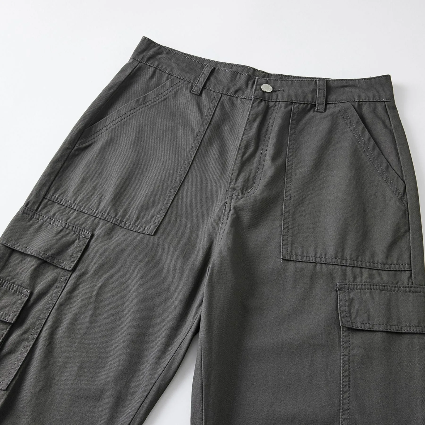 Guys Straight Leg Casual Parachute Pants