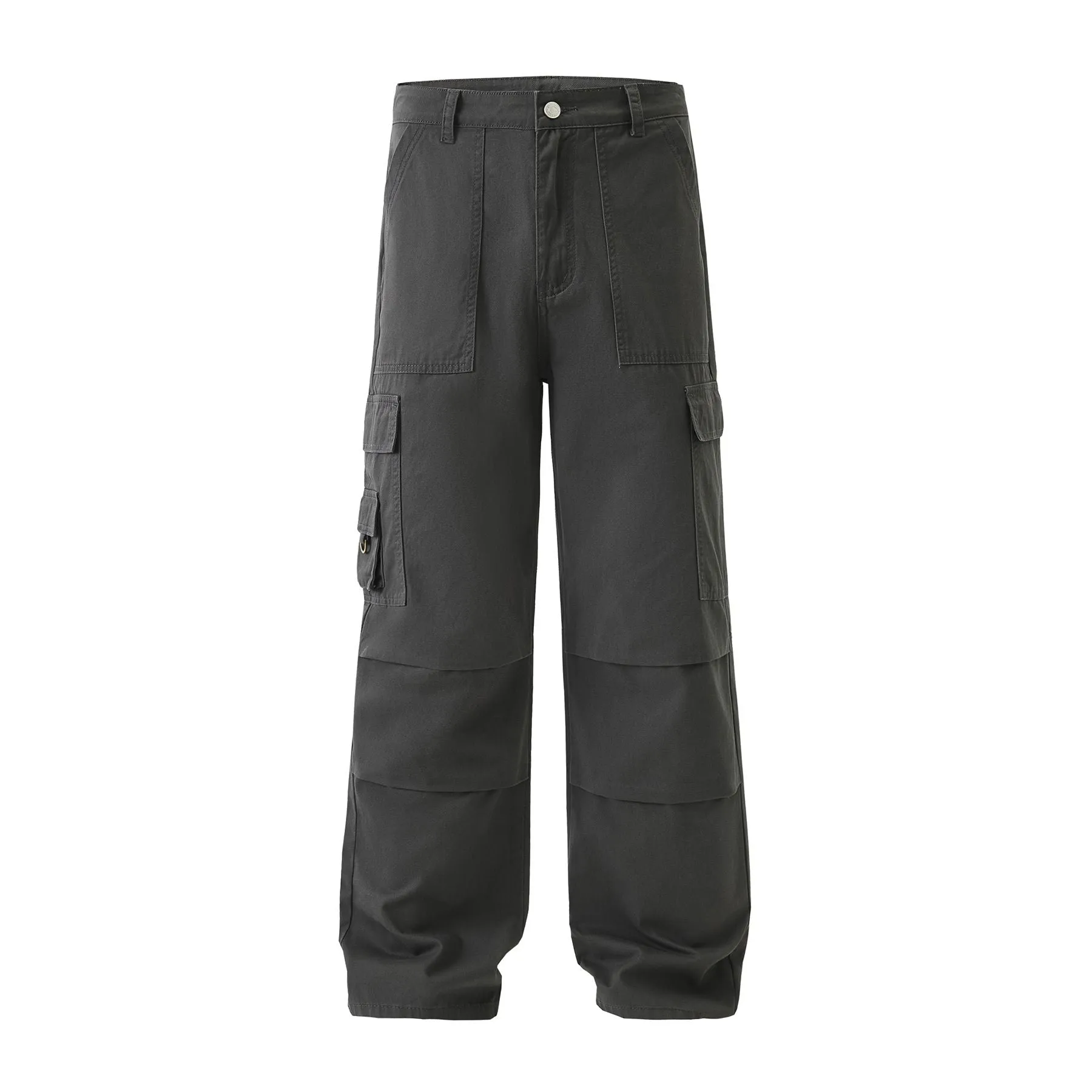 Guys Straight Leg Casual Parachute Pants