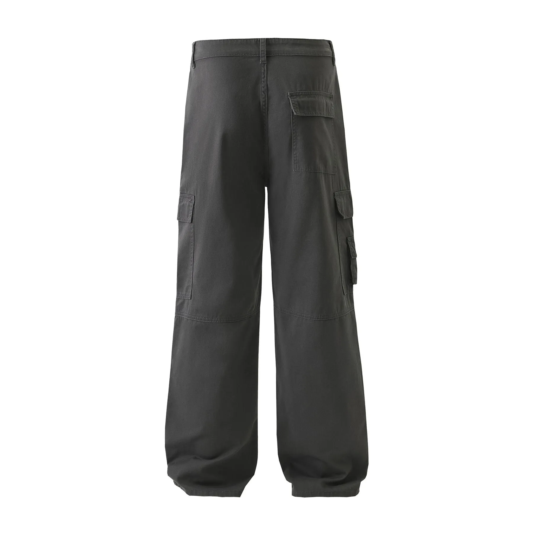 Guys Straight Leg Casual Parachute Pants