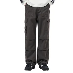 Guys Straight Leg Casual Parachute Pants