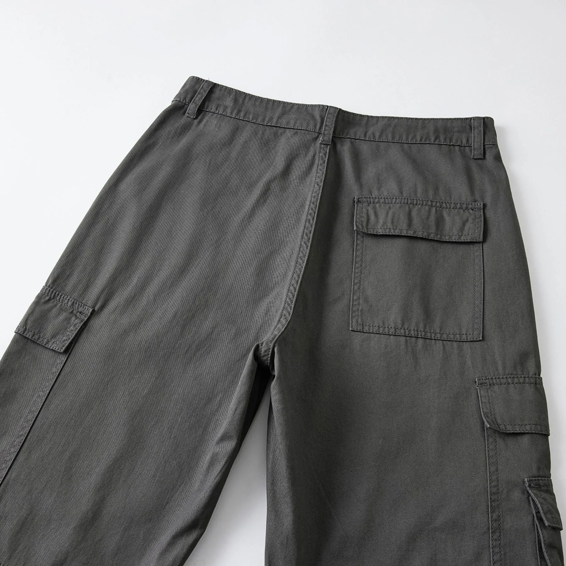 Guys Straight Leg Casual Parachute Pants