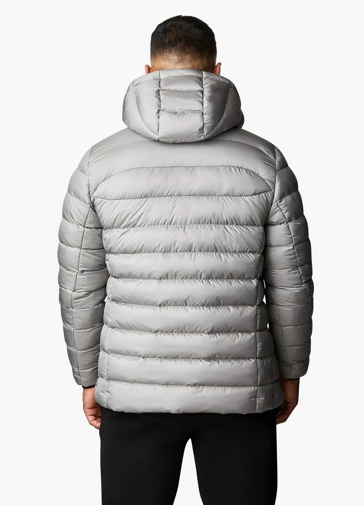 Gym King Reflect Puffer Jacket Dark Grey